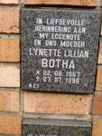 BOTHA Lynette Lillian 1957-1996