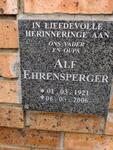 EHRENSPERGER Alf 1921-2006