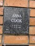 COOK Anna 1918-2004