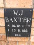 BAXTER W.J. 1908-1991