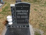 KHWELA Omphile 2006-2006