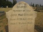 MACGREGOR John 1872-1925