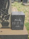 WALT Nicky, van der 1937-2008