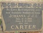 CARTER Johanna J.J.L. 1865-1956