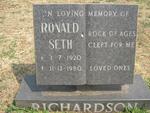 RICHARDSON Ronald Seth 1920-1980