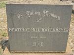 WATERMEYER Beatrice Hill 1894-1966