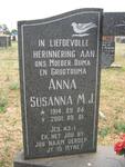 VILJOEN Anna Susanna M.J. 1914-2001