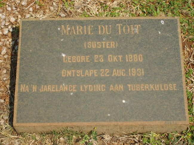 TOIT Marie, du 1880-1931