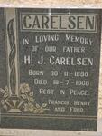 CARELSEN H.J. 1890-1960