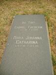 TOIT Gabriel Frederik, du 1912-2002 & Maria Johanna Catharina 1911-1991