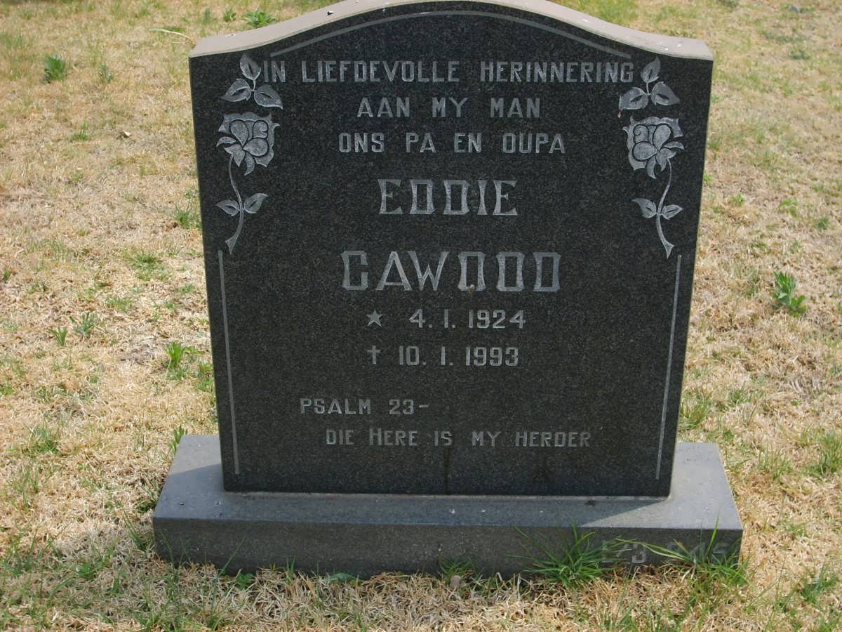 CAWOOD Eddie 1924-1993