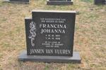 VUUREN Francina Johanna, Jansen van 1907-1996