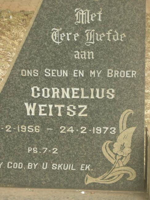 WEITSZ Cornelius 1956-1973