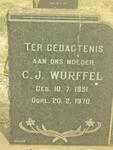 WURFFEL C.J. 1891-1970