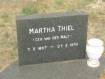 THIEL Martha nee VAN DER WALT 1897-1974