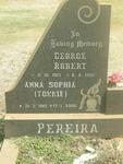 PEREIRA George Robert 1913-1981 & Anna Sophia 1915-2005