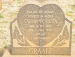 GRAAFF Catharina Aletta 1892-1956
