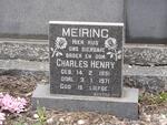 MEIRING Charles Henry 1891-1971