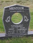 MENTOOR Frans 1933-2002 & Ellen Nompumelelo 1940-2007