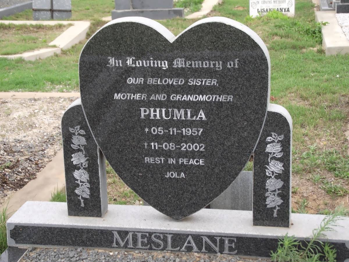MESLANE Phumla 1957-2002