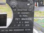 MINDERON Piet 1946-1974