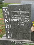 MINNIE Catherin Susan 1945-2009