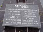 MINNIE Cobin 1936-2008 & Cathy 1944-2000