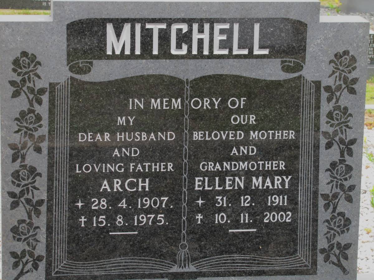 MITCHELL A.J. 1907-1975 & Ellen Mary 1911-2002