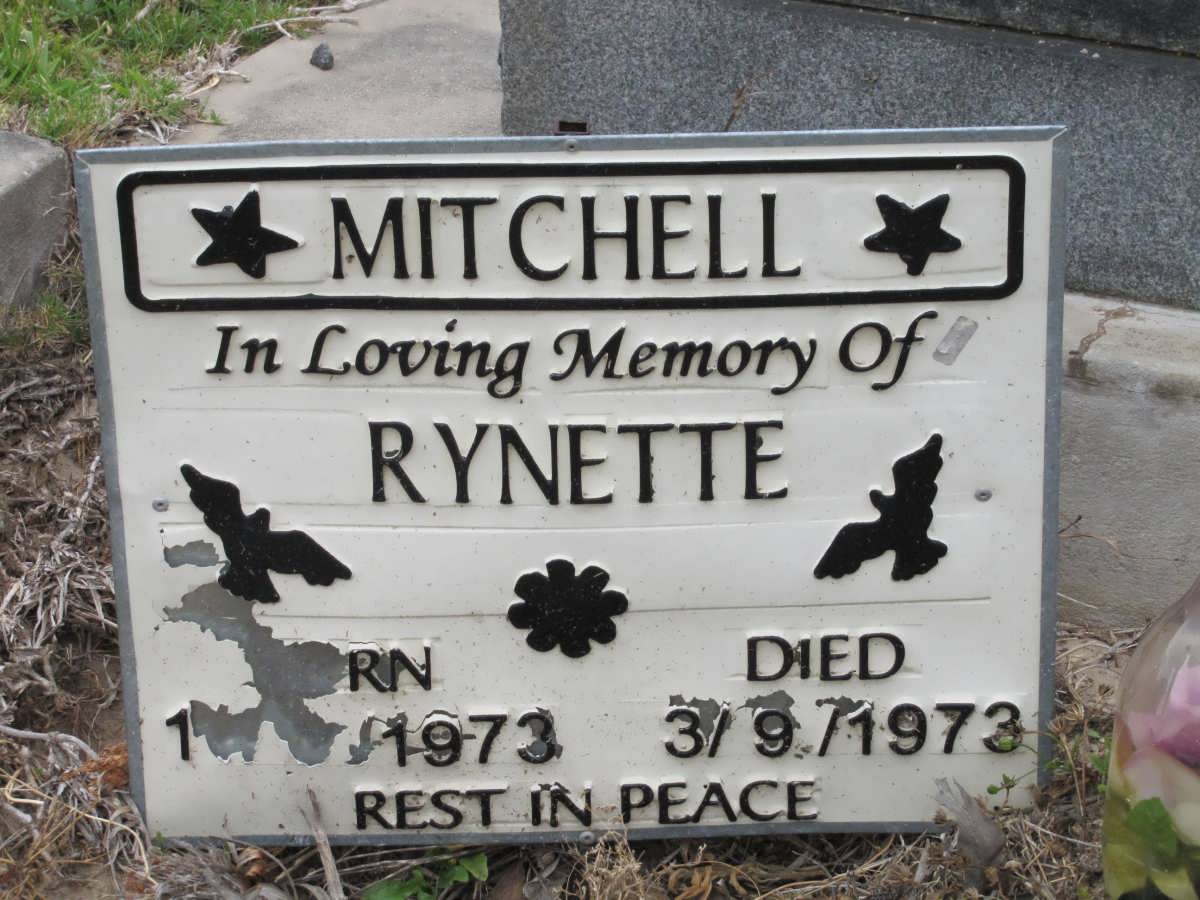 MITCHELL Rynette 1973-1973