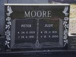 MOORE Peter 1929-1991 & Judy 1931-2000