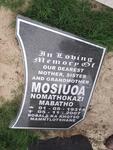 MOSIUOA Nomathokazi Mabatho 1931-2007