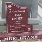 MBELEKANE Lumka Beatrice 1965-2005