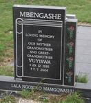 MBENGASHE Vuyiswa 1935-2004