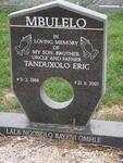 MBULELO Tanduxolo Eric 1966-2007