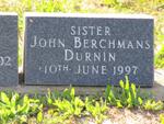 DURNIN John Berchmans 1908-1997