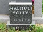 MCOPELE Mabhuti Solly 1980-2005