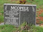 MCOPELE Una Nongemkile 1939-2009