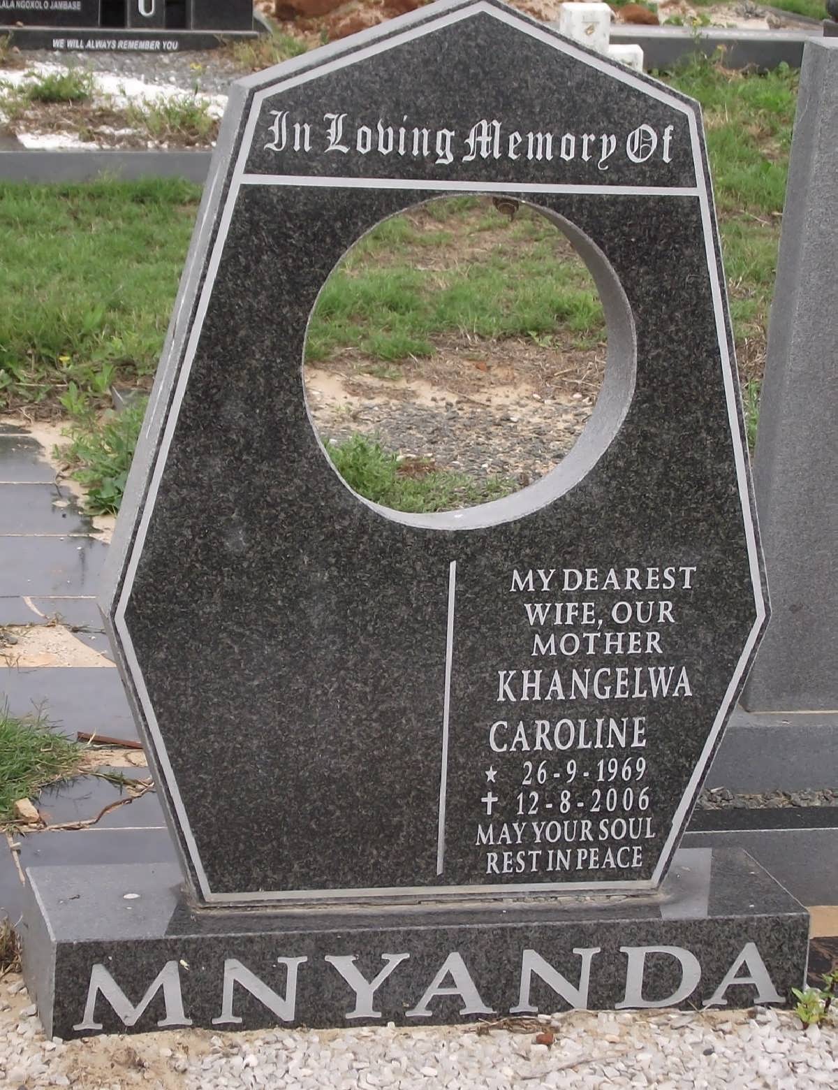 MNYANDA Khangelwa Caroline 1969-2006