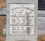 MALAN Francois Stephanus 1852-1936 & Rachel Elizabeth ROSSOUW 1857-1931