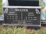 MULDER Leandi Cherryl-Lee 1988-2002 :; MULDER Mindy Rolean 1993-2009