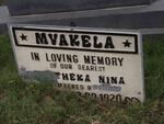 MVAKELA  T. Nina 1920-1998