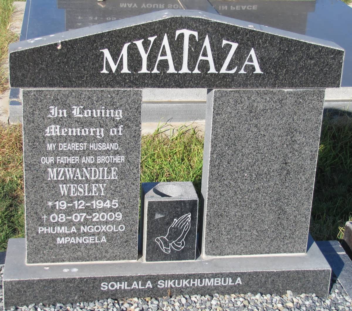 MYATAZA Mzwandile Wesley 1945-2009