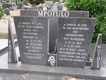 MPOTULO Mawabo E. 1925-1995 & Ivy Nomzamo 1926-1997