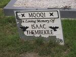 MQOQI Isaac Thembekile 1948--2006