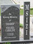 MSIZI Ndileka Caroline 1950-2006