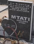 MTATI Kholiswa Ethel 1962-2010