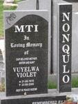 MTI Vuyelwa Violet nee NONQULO 1970-2006