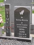 MTIMKULU Rina Jane 1924-2007