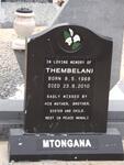 MTONGANA Thembelani 1968-2010