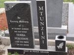 MTUNZINI Temba Pergeson 1953-2006